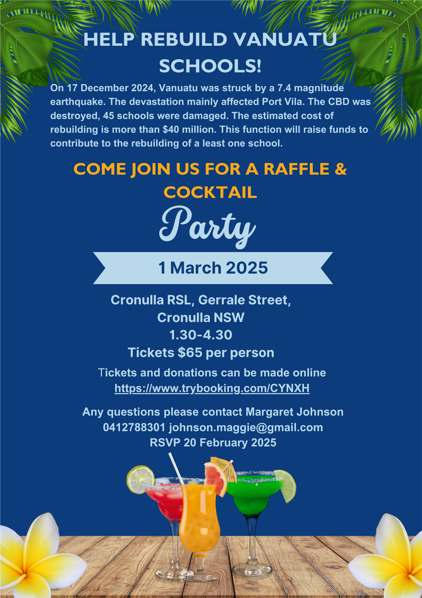 Cocktail Party And Raffle To Raise Funds For Vanuatu District 9675 cocktail-party-and-raffle-to-raise-funds-for-vanuatu-district-9675